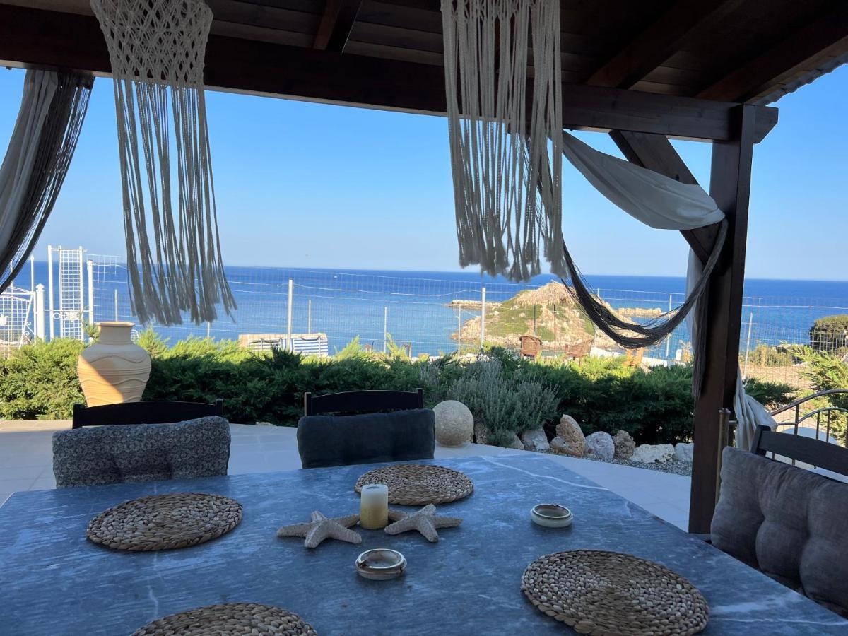 Casa Di Mare Stegna Villa Archangelos  Bagian luar foto