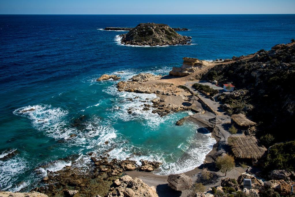 Casa Di Mare Stegna Villa Archangelos  Bagian luar foto